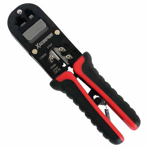 XScorpion TCSC68 Cable And Data Crimper Stripper And Cutter